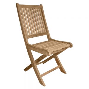 teak folding chair helios
