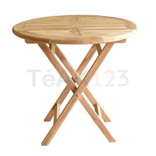 Simple Round Folding Table